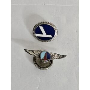 Rare Eastern Airlines Pilot Wings Flight Attendant Lapel Pin Sterling Silver
